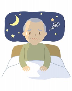 不眠症のシニア