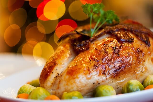 クリスマスのローストチキン